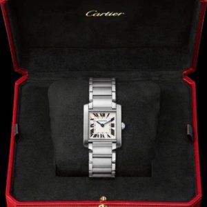 CARTIER TANK FRANÇAISE MED WATCH